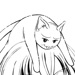 光るにゃんこ